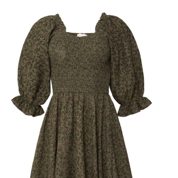 Ivy city teacon in woodland floral dress size XS - Picture 3 of 9